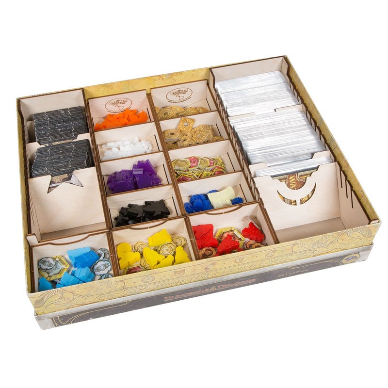 The Broken Token Game Organizer - Lords of Waterdeep Compatible Organizer, Wooden Storage Box for Tabletop Games - Image 4